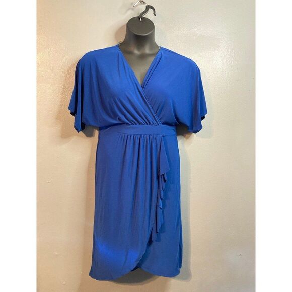 Dresses & Skirts - PaperDoll royal blue short sleeve dress